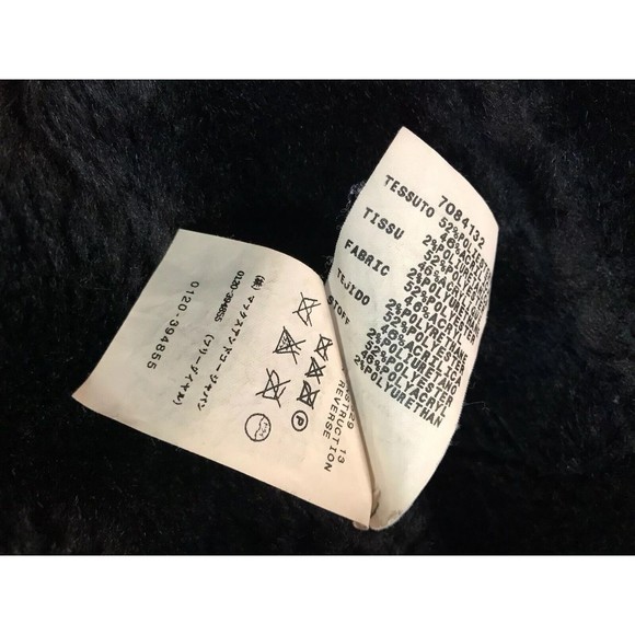 Max & Co Italy Womens Faux Suede Lined Jacket IT 40 US 6 Small S Medium M Black - Picture 11 of 14